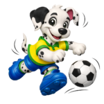 Mascote 3D Correndo PNG