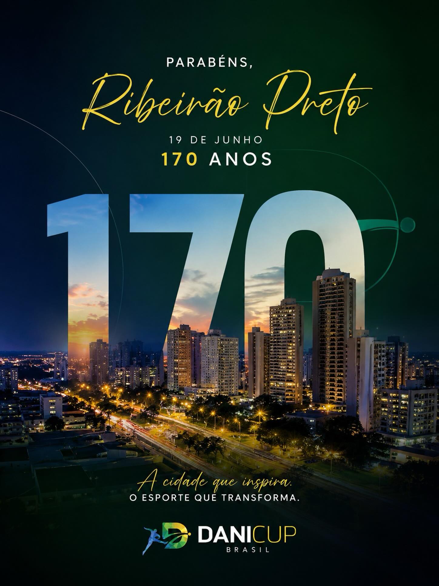 Parabéns, Ribeirão Preto. Uma cidade que tem tradição, competitividade e respira futebol de verdade. Aqui, o jogo é vivido em alto nível. E é por isso que Ribeirão se tornou palco da Dani Cup. Um ambiente onde talentos aparecem, equipes se desafiam e o futebol de base é levado a sério. E, em julho, tudo isso ganha ainda mais intensidade. 📍 Nos vemos em campo. #DaniCup #DaniCupBrasil #RibeirãoPreto #FutebolDeBase