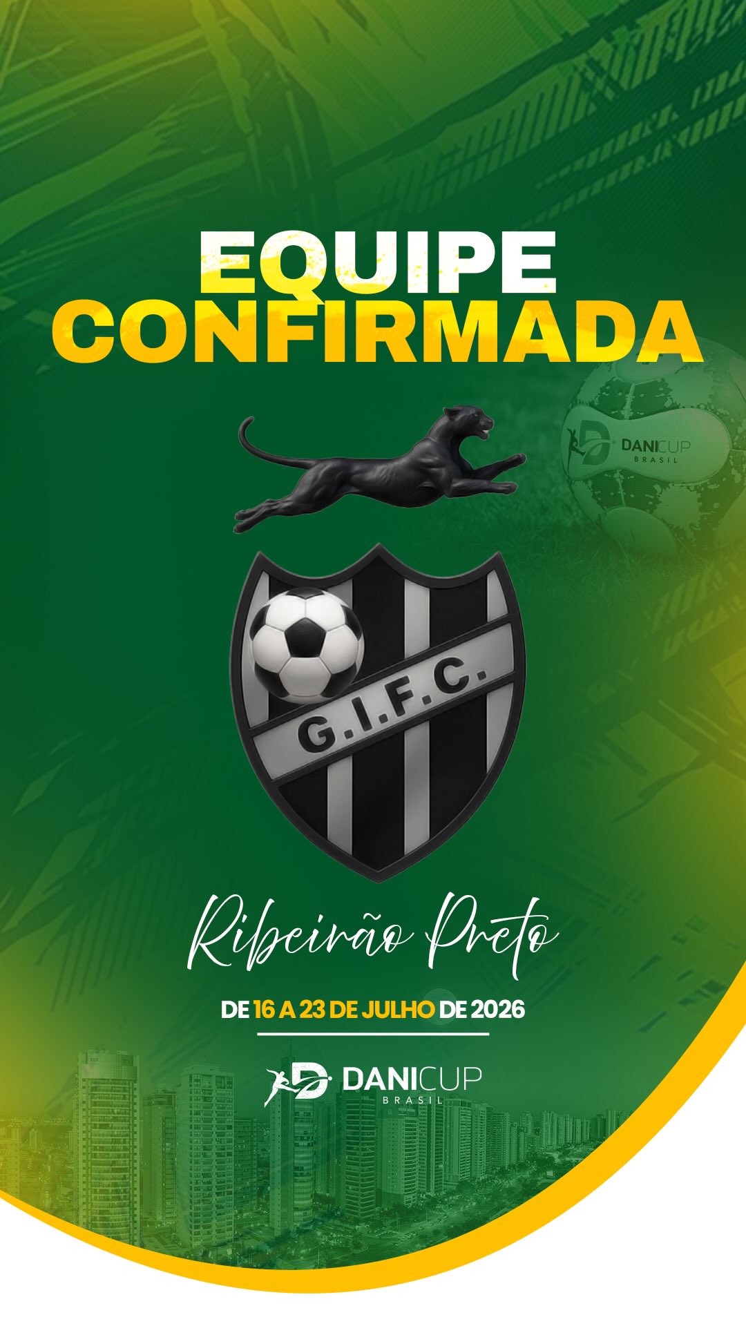 🚨 Equipe Confirmada! ⚽ O Grêmio Ituveravense F.C já garantiu presença na Dani Cup Ribeirão Preto 2026! 🔥 Essa galera chega preparada para viver uma experiência marcada por muito futebol, aprendizado e integração. Serão dias intensos de competição e desenvolvimento! 💪 E a sua equipe, já garantiu presença? 👀 #DaniCupBrasil #DaniCup2026 #FutebolDeBase #EquipeConfirmada #BaseForte